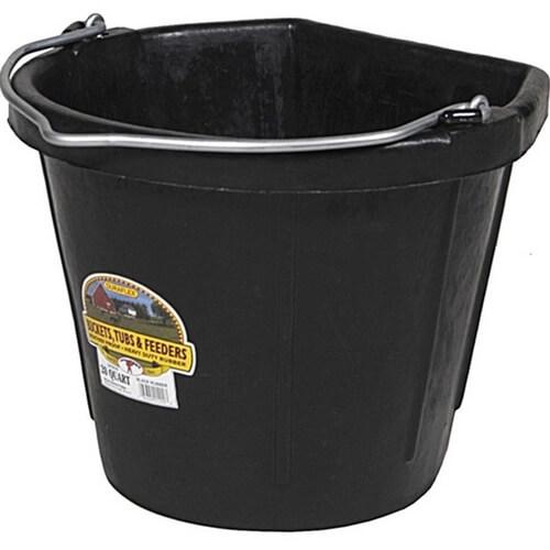 Duraflex Flat Back Rubber Bucket