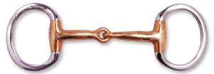 Copper Eggbutt Snaffle Bit