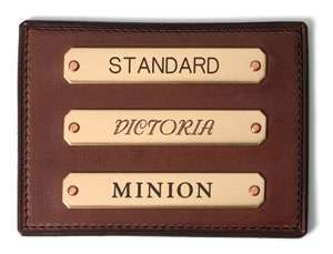 Solid Brass Nameplates - Please allow up to 14 business days to receive order!