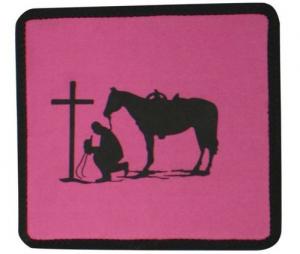 Praying Cowboy Mouse Pad