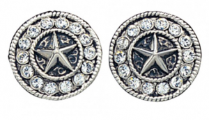 Starlight Concho Post Earrings