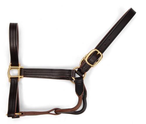 The Kentucky Belt - Stitched Brown Bridle Nameplate Belt – Clayton & Crume