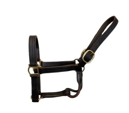 BLACK LEATHER HALTERS ARE MADE PER ORDER, PLEASE ALLOW 5-7 BUSINESS DAYS TO PROCESS YOUR ORDER!