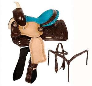 Pony Saddle Set- Turquoise