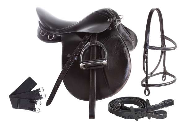 ENGLISH SADDLE SET