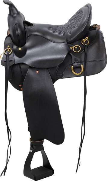 IN STOCK!!  Big Springs Trail Saddle- BLACK