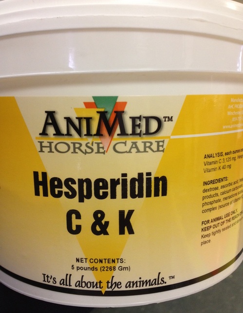 AniMed Vitamin C and K with Hesperidin Supplement for Horses 5-Pound 
