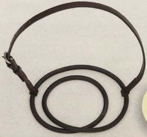 Leather, Rubber Figure 8 Noseband