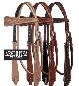 Argentina Cow Leather Headstall