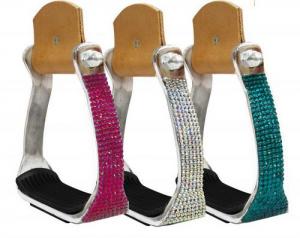 Showman Crystal Rhinestone Stirrups